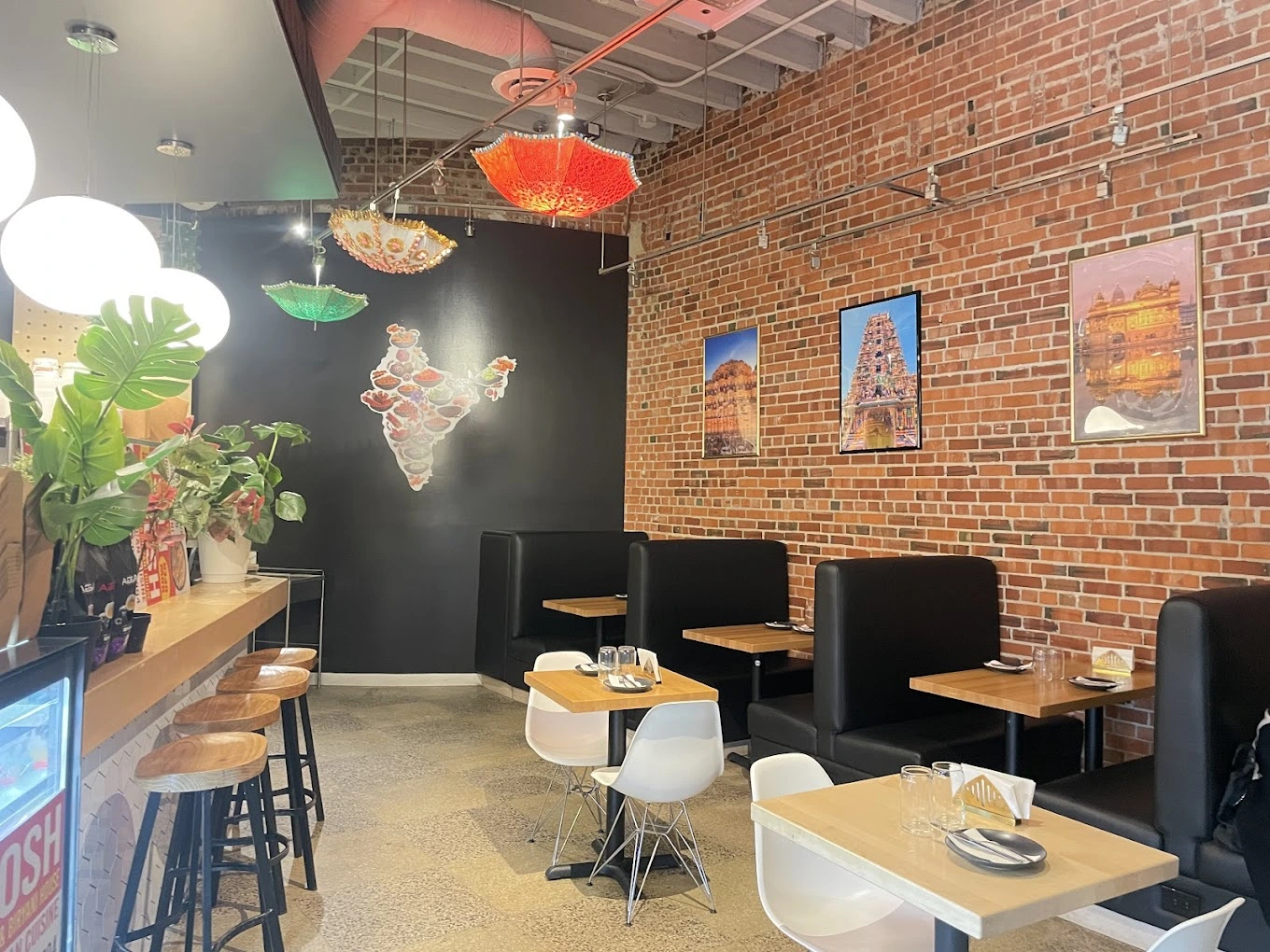 Signature Indian Dishes at Nosh Cafe 109 Street Edmonton