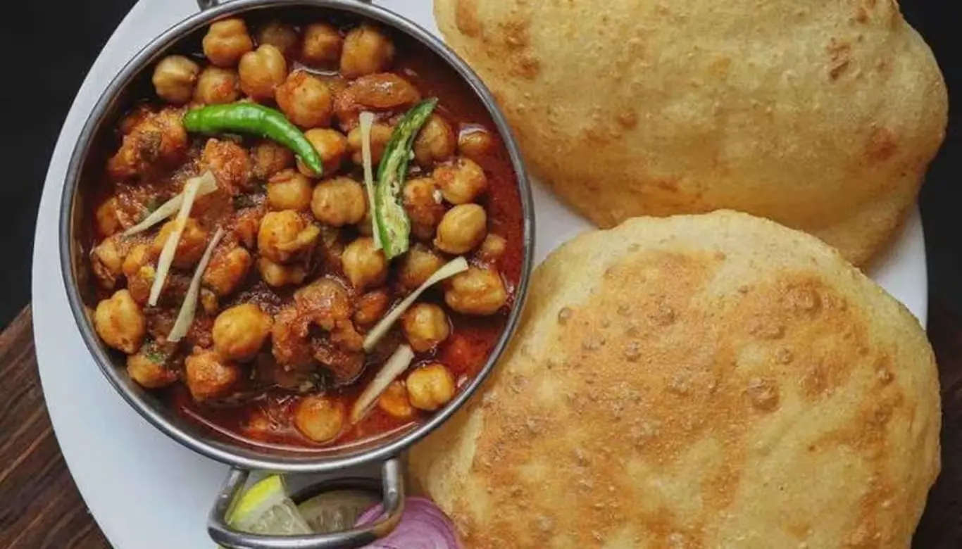 Chole Bhature at Nosh Cafe Edmonton